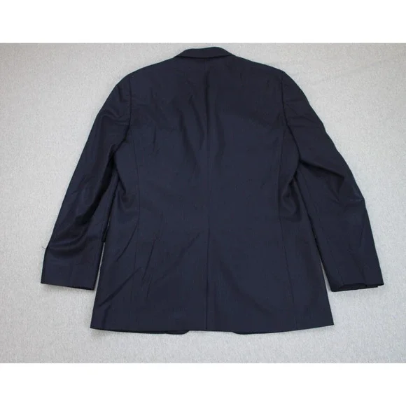 Brooks Brothers 1818 Blazer Men's 42L Navy Blue Wool Notch Lapel Fitzgerald